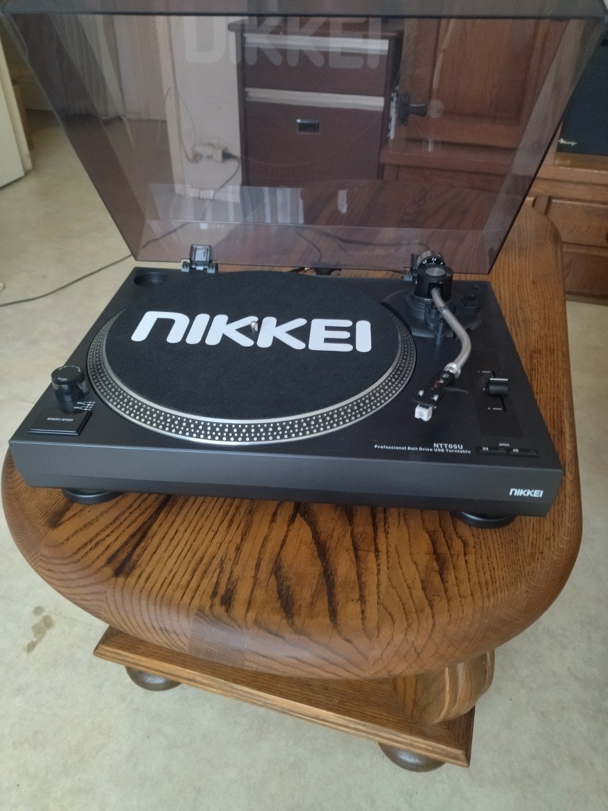 platine vinyle Nikkei, Enlèvement