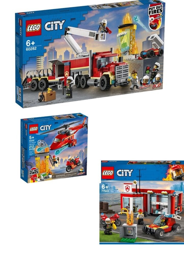 LEGO brandweer collectie drie dozen, City, Verzenden, Lego, Nieuw