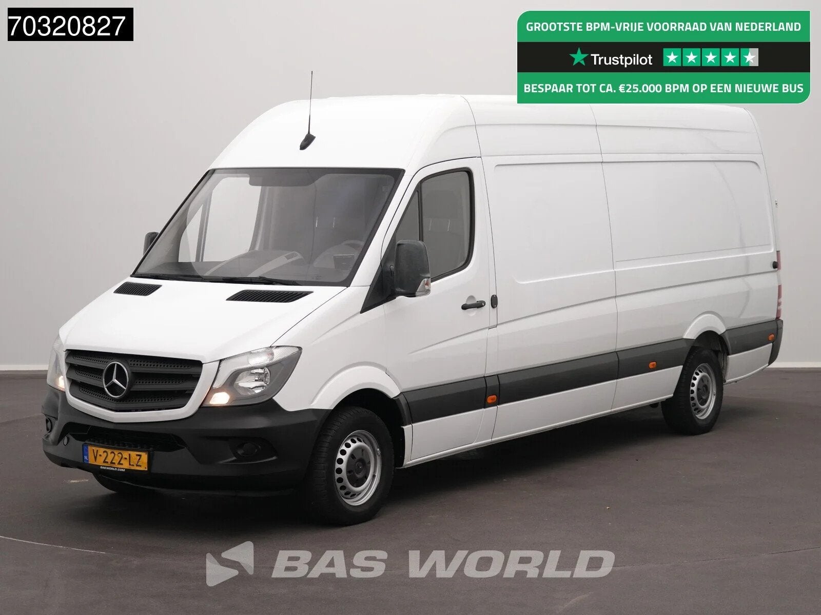 Mercedes Sprinter 311 CDI Automaat L3H2 Camera Euro6 L3 Pakk, Auto's, Automaat, Stof, Gebruikt, Euro 6