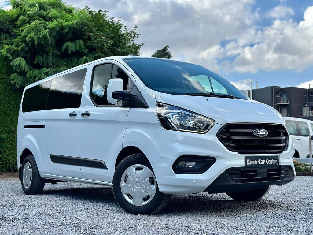 Ford Transit Custom Kombi 2.0 DTCi L2 / 9 plaatsen / BTW Wag, Auto's, Voorwielaandrijving, Wit, 9 zetels, Bedrijf