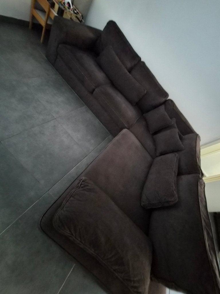 Zetel, Ophalen, Gebruikt, Hoekbank, Stof