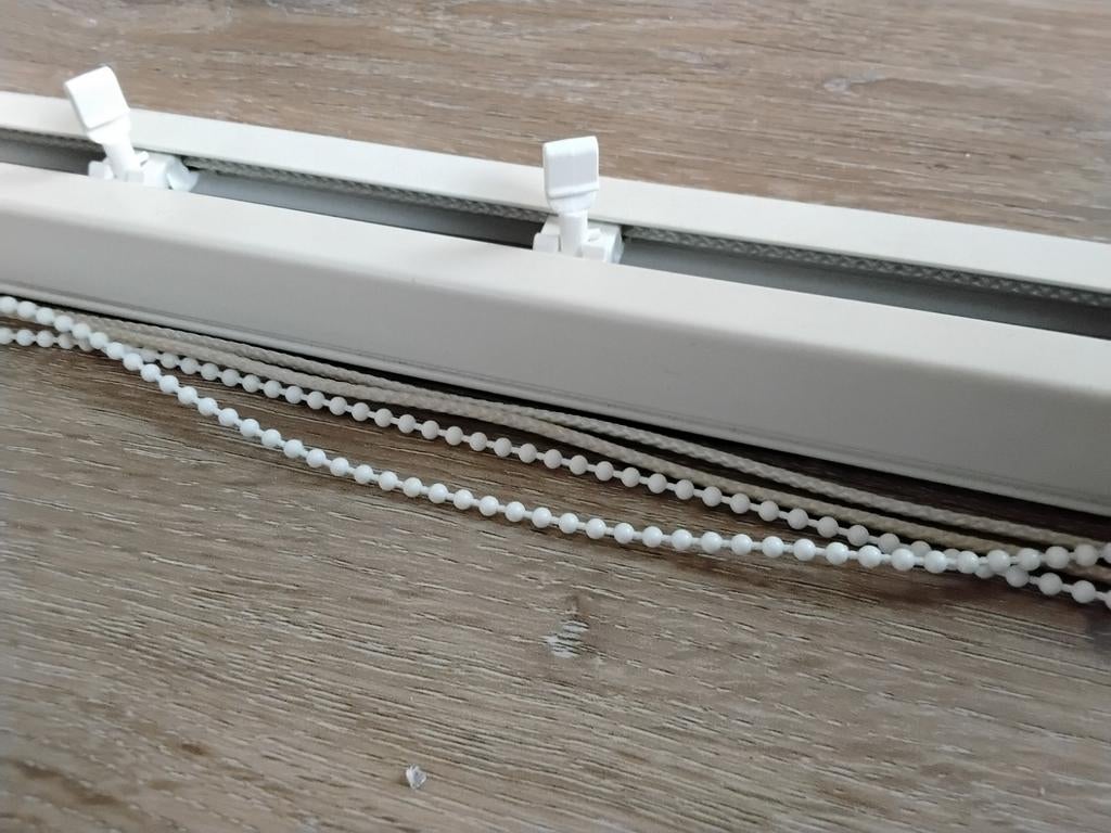 rail van 3 m voor verticale lamellen brede van 127mm, Huis en Inrichting, Stoffering | Gordijnen en Lamellen, Ophalen, Wit