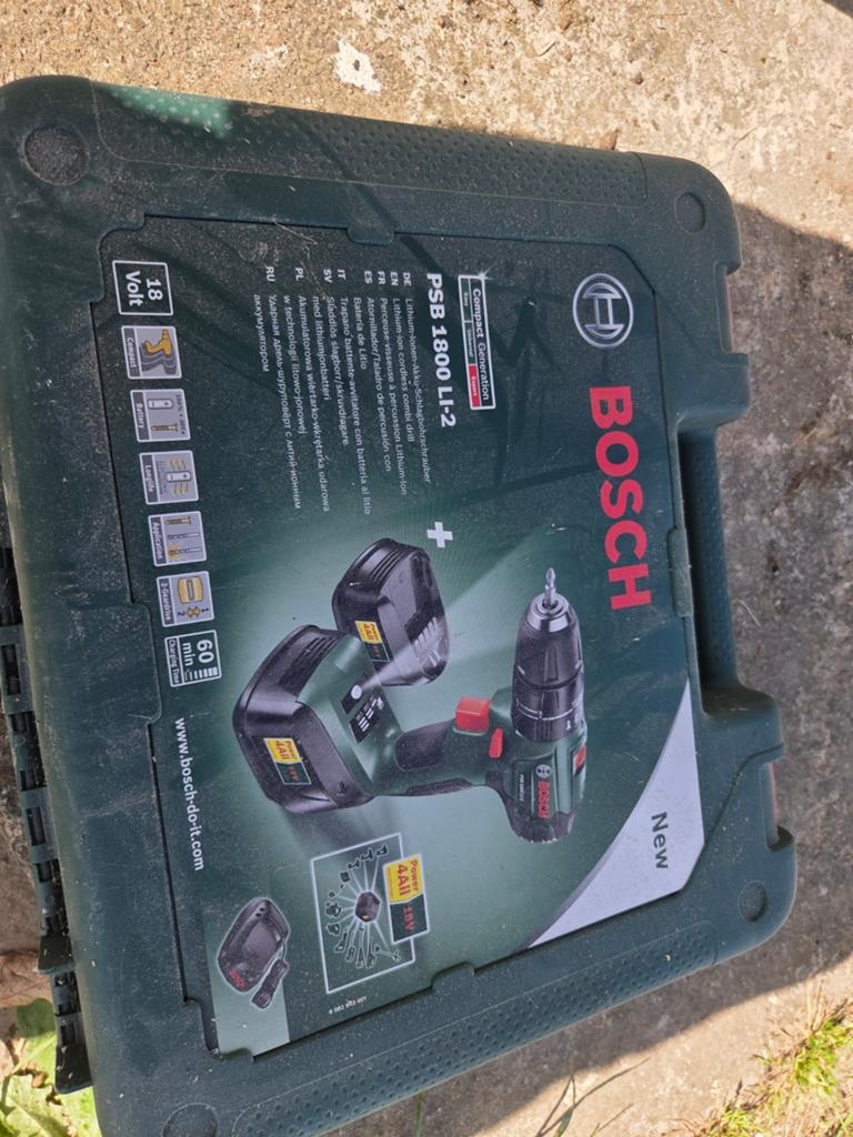 Bosch PSB 1800 LI-2 BATTERIJ + OPLADER, Enlèvement ou Envoi