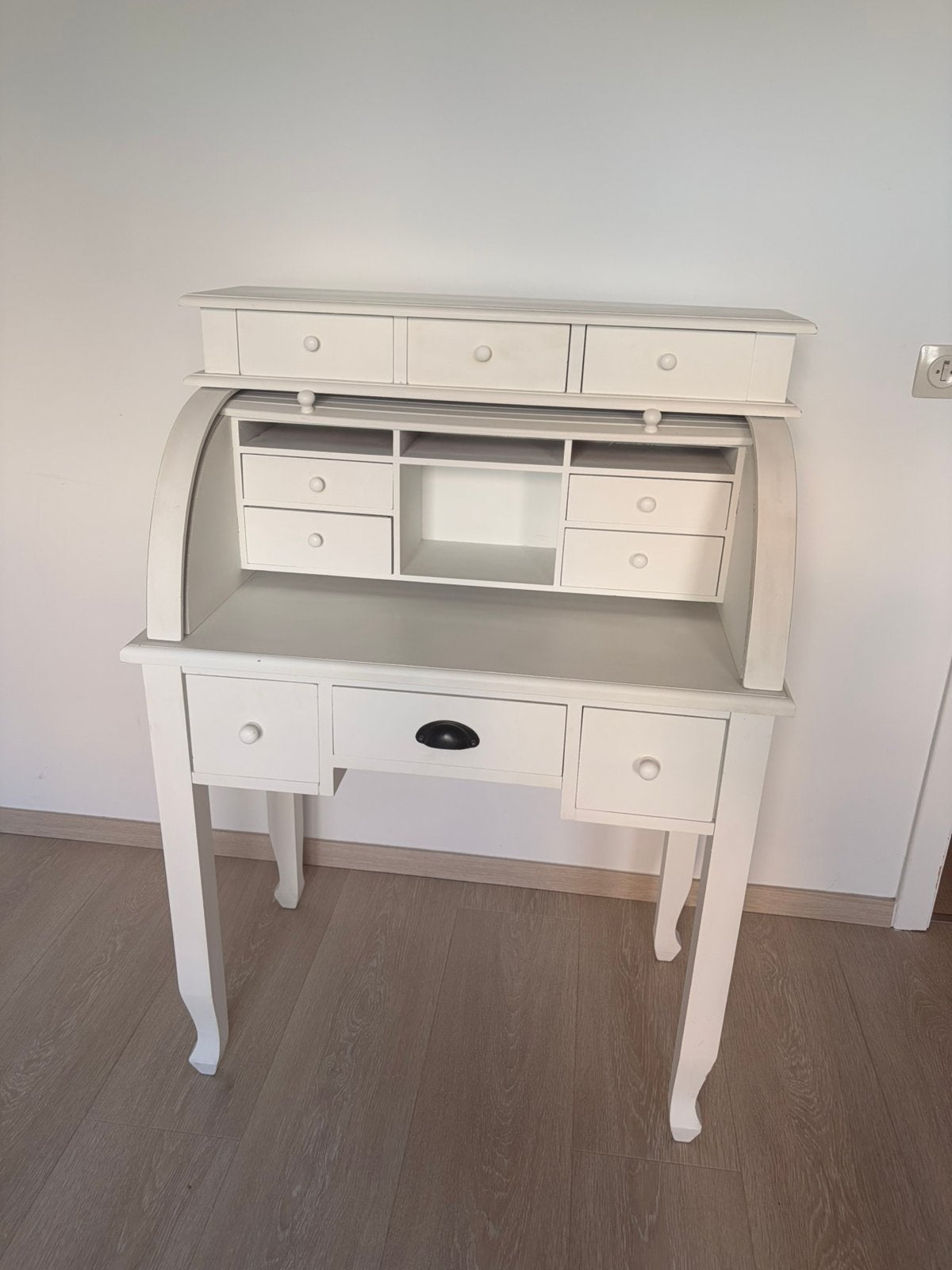 Secrétaire blanche avec tabouret - Maisons du Monde, Enlèvement, Comme neuf