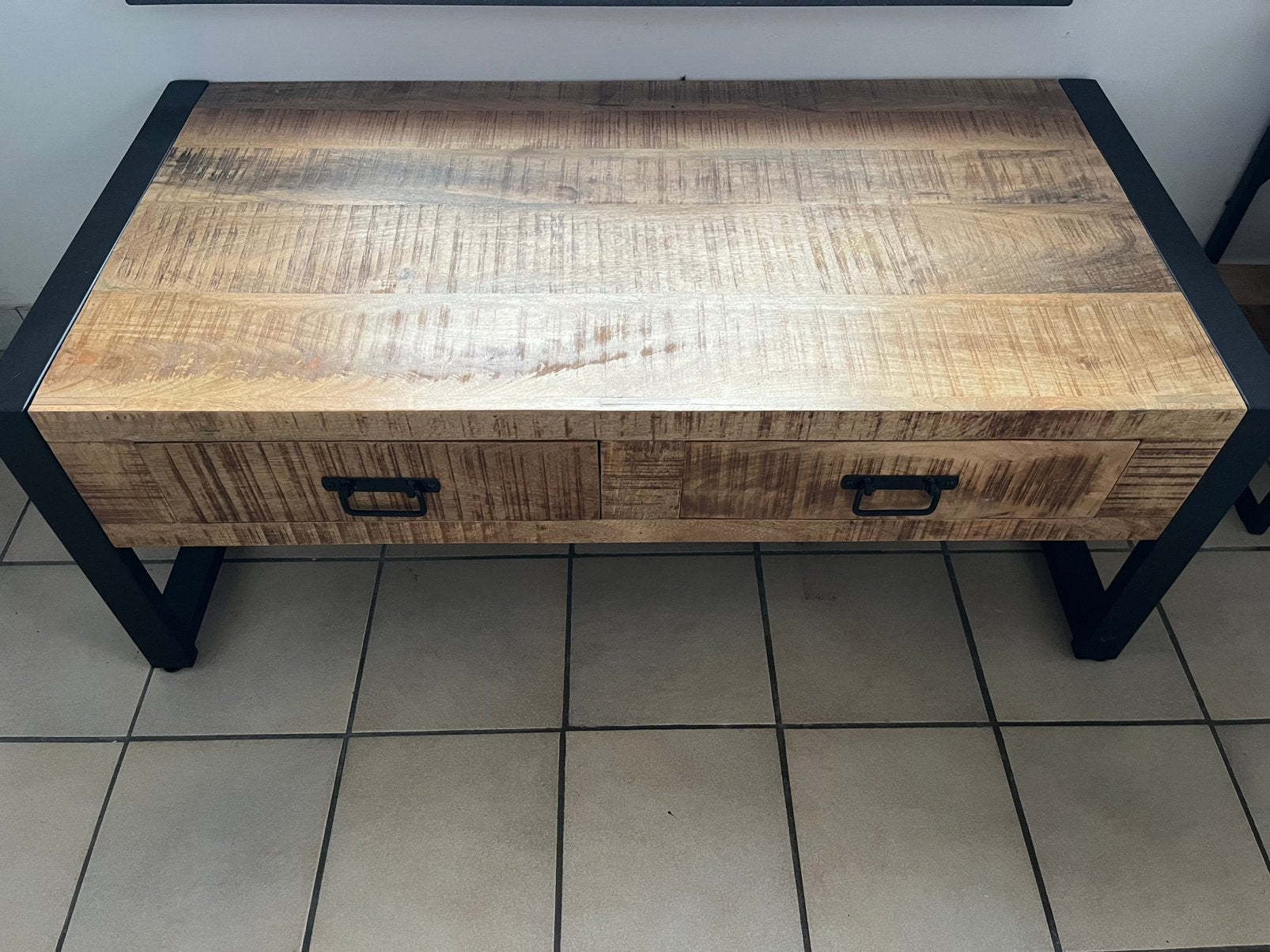 Salontafel industrieel, Huis en Inrichting, Ophalen, Zo goed als nieuw