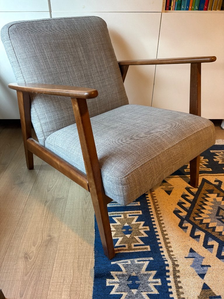 IKEA EKENÄSET fauteuil, Ophalen, Gebruikt, 75 tot 100 cm, Stof
