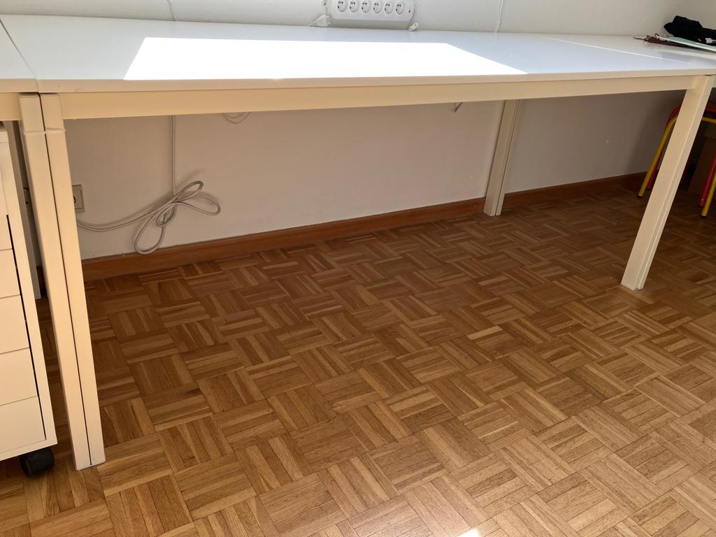IKEA MELLTORP tafel/bureau 176x75, Huis en Inrichting, Tafels | Eettafels, Ophalen, 50 tot 100 cm, Zo goed als nieuw, Minimalistisch