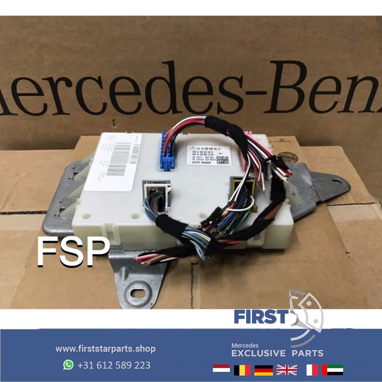A1669003912 ACHTERSTE SAM MODULE W166 X166 W292 COMPUTER, Utilisé, -, -, Enlèvement ou Envoi