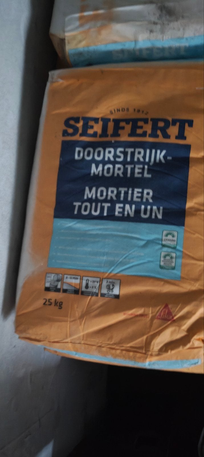 Seifert doorstrijkmortel, Bricolage & Construction, Enlèvement