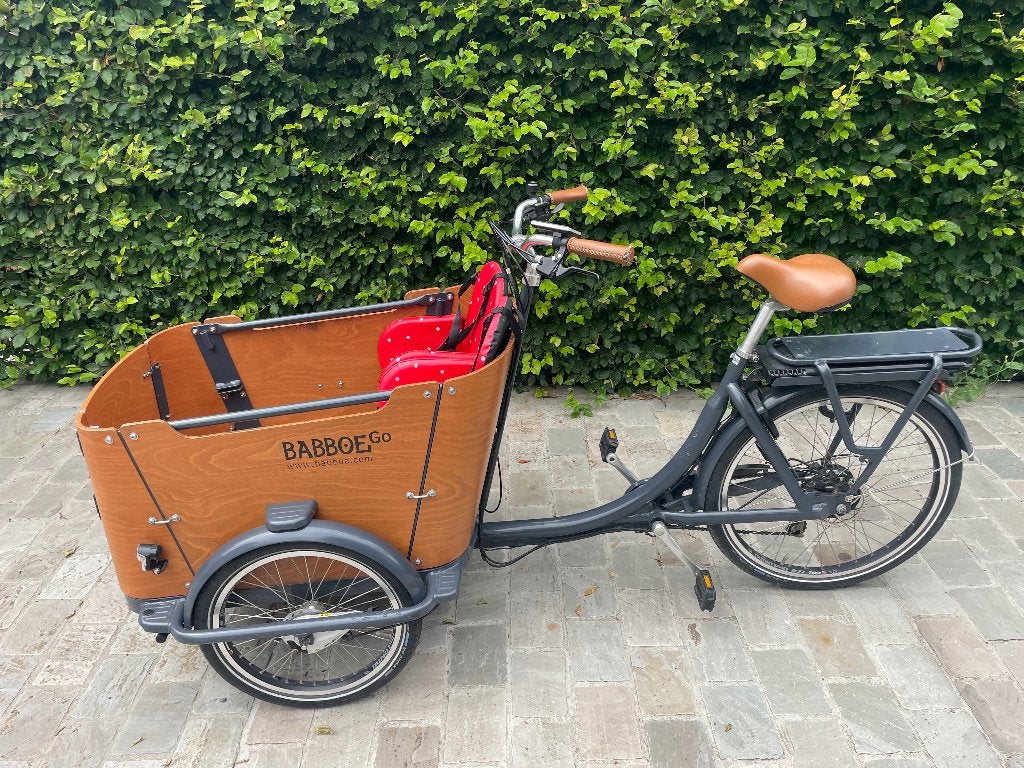 Elektrische bakfiets Baboe go-E, Ophalen, 2 zitjes, Gebruikt, Overige merken