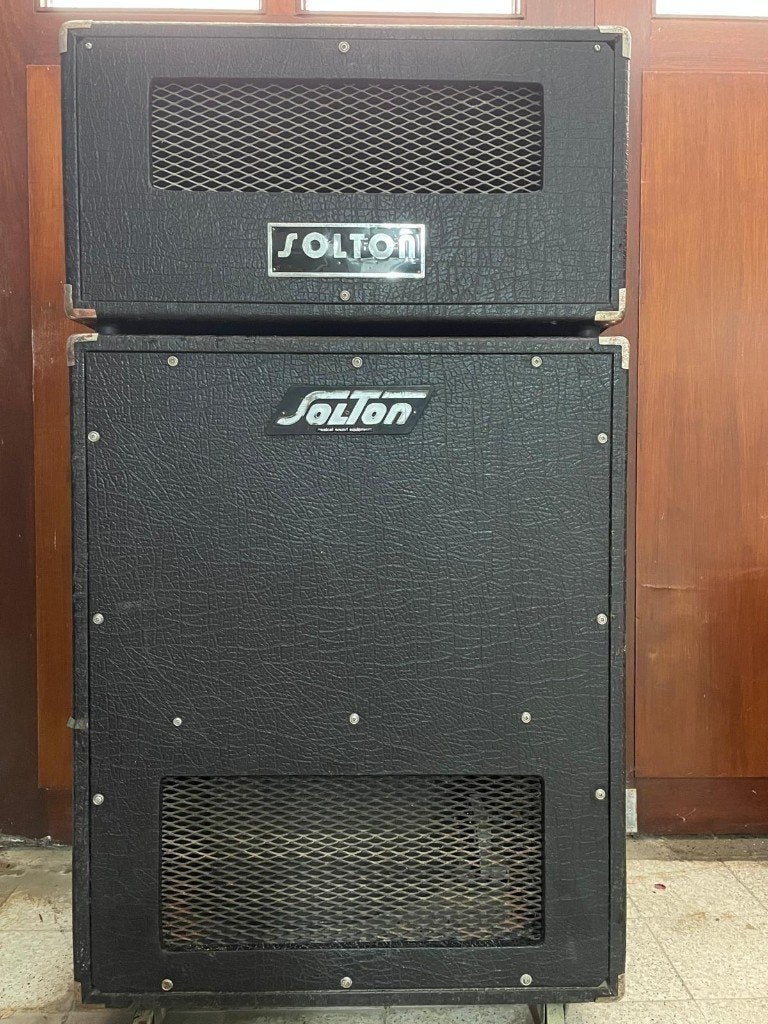 Vintage Solton Dopplertone 150 - Roterende orgelversterker, Ophalen, Gebruikt, Minder dan 500 watt, Keyboardversterker