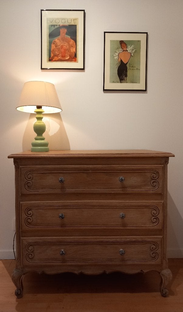 Houten commode met drie lades 90cm B, 48cm D, 80cm H, Huis en Inrichting, Gebruikt, 50 tot 100 cm, 3 of 4 laden, Minder dan 100 cm