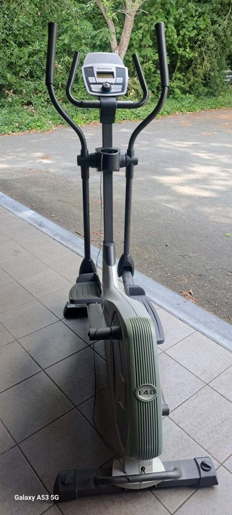 NordicTrack E 4.0 Crosstrainer, Sports & Fitness, Enlèvement, Utilisé, Jambes, Vélo elliptique