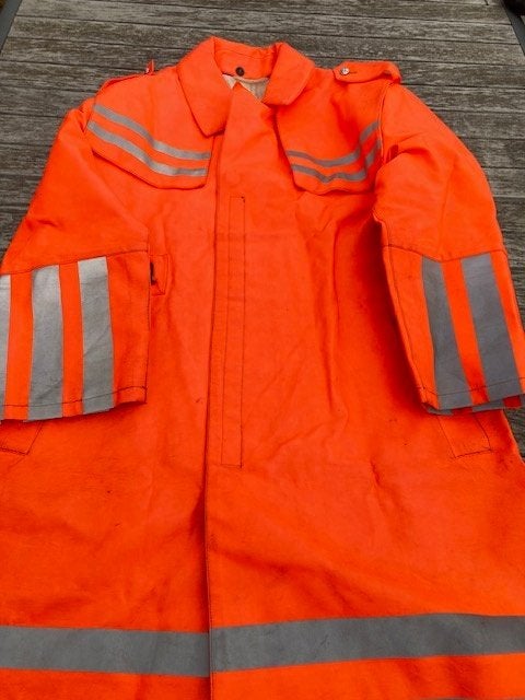 verkeersmantel fluo - Rijkswacht (1988), Ophalen of Verzenden, Rijkswacht