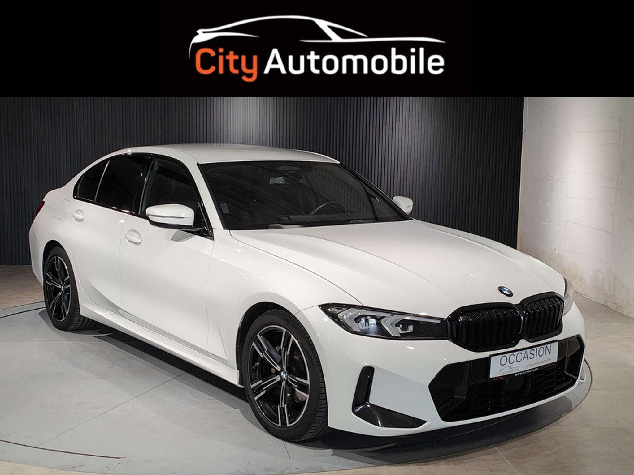 BMW 3 Serie 318 318dA PACK M CARPLAY GPS BLUETOOTH SIEGES CH, Autos, Achat, Alcantara, Noir, Automatique