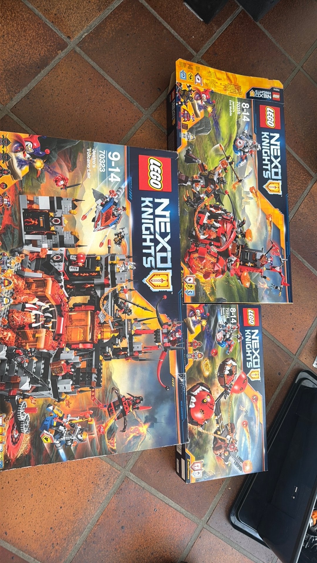 Set Lego Nexo Knights 70323+70316+70314, Enlèvement, Comme neuf