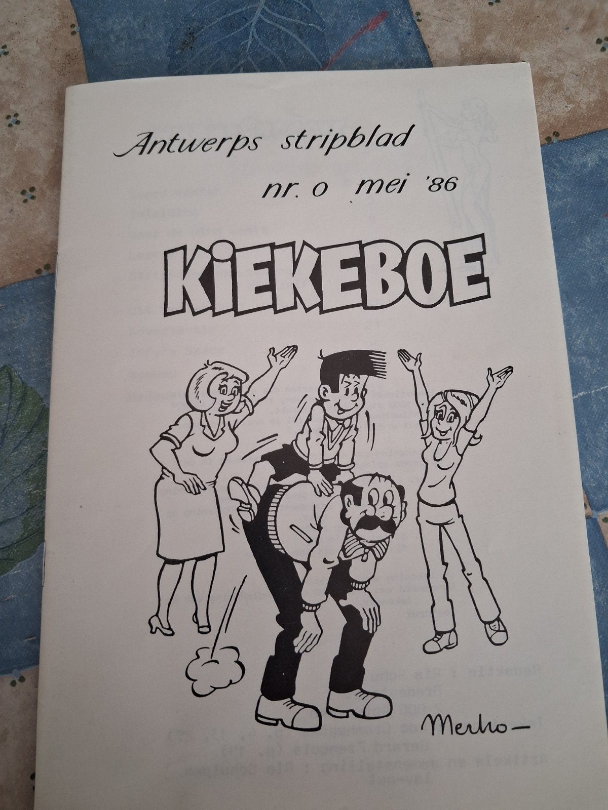 kiekeboe  Antwerps stripblad nr.0  mei 1986, Ophalen of Verzenden