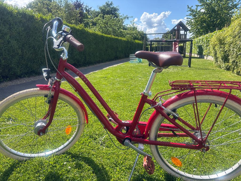 Meisjesfiets Elops 9-12 jaar, Ophalen, 24 inch, Versnellingen, Zo goed als nieuw