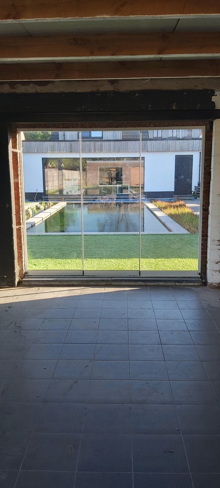 schuifraam, Ophalen, Gebruikt, 225 cm of meer, Aluminium
