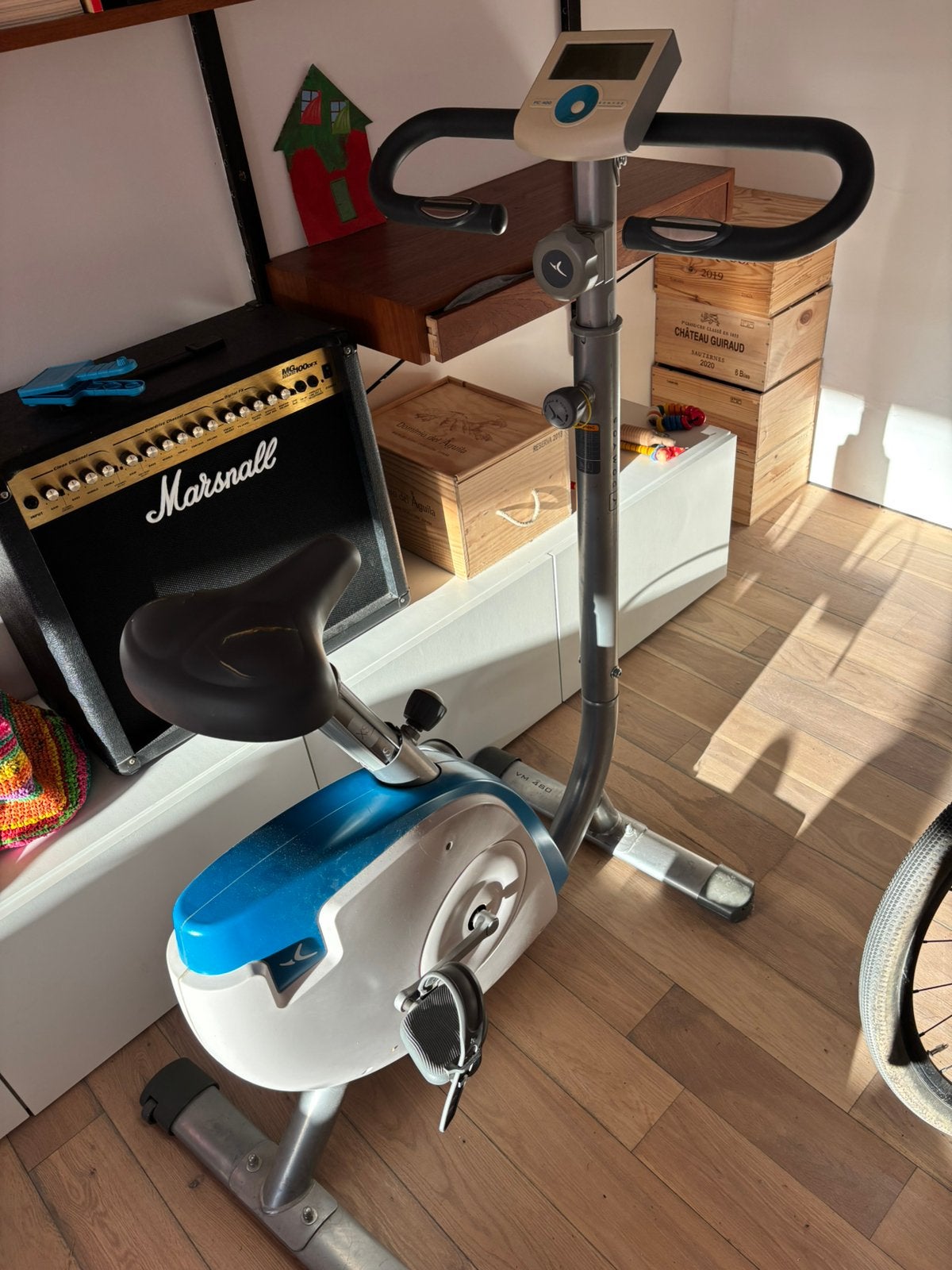 Domyos vm 480 hometrainer, Ophalen, Gebruikt, Aluminium, Benen