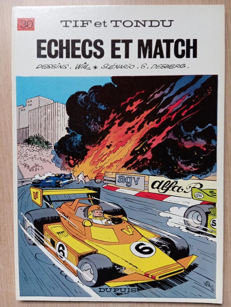 Tif et Tondu, échecs et match., Eén stripboek, Ophalen of Verzenden, Zo goed als nieuw, Will/Desberg