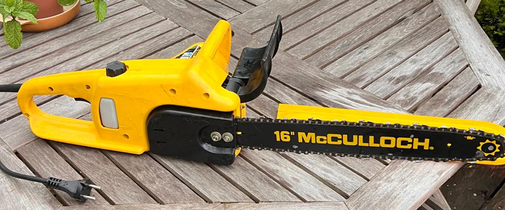Electrische Kettingzaag McCulloch 40cm, Tuin en Terras, Ophalen, Zo goed als nieuw