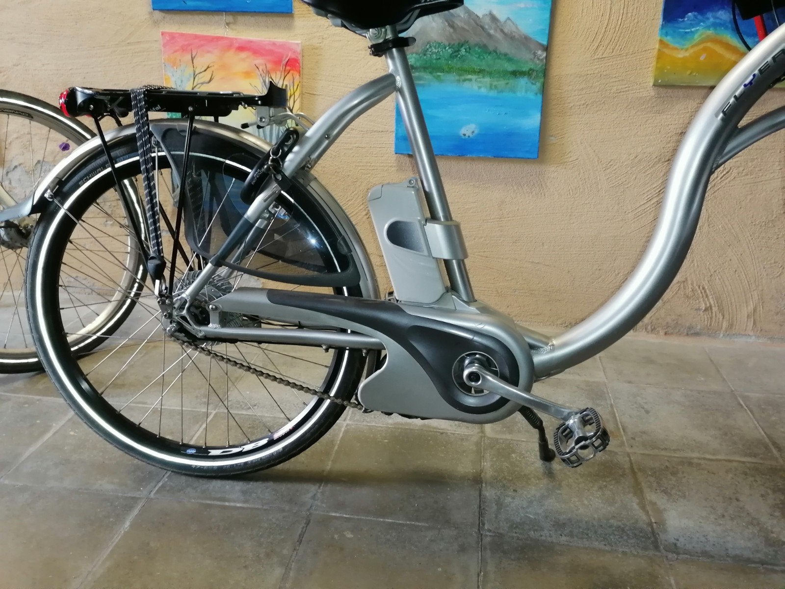 Flyer elektrische fiets, Ophalen
