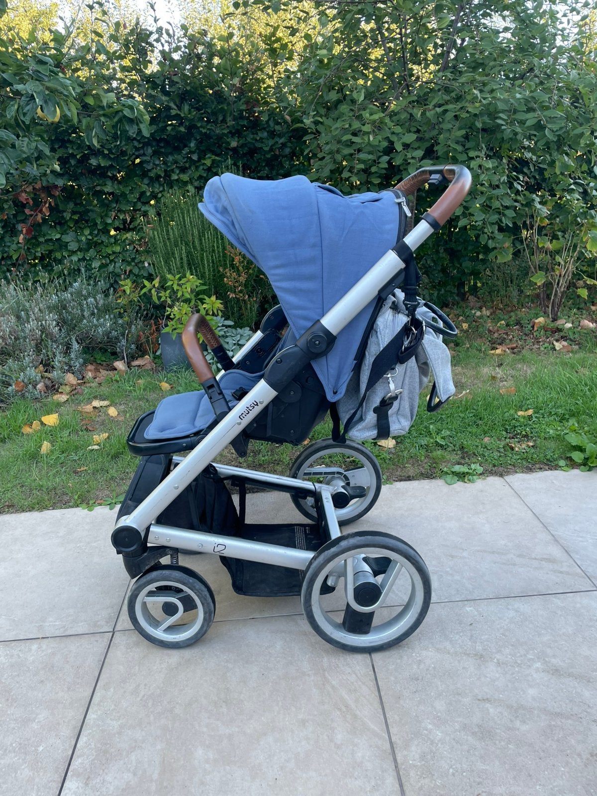 Mutsy I2 buggy reiswieg - maxi-cosi pebble+ - lassig tas, Ophalen, Gebruikt, Overige merken, Voetenzak