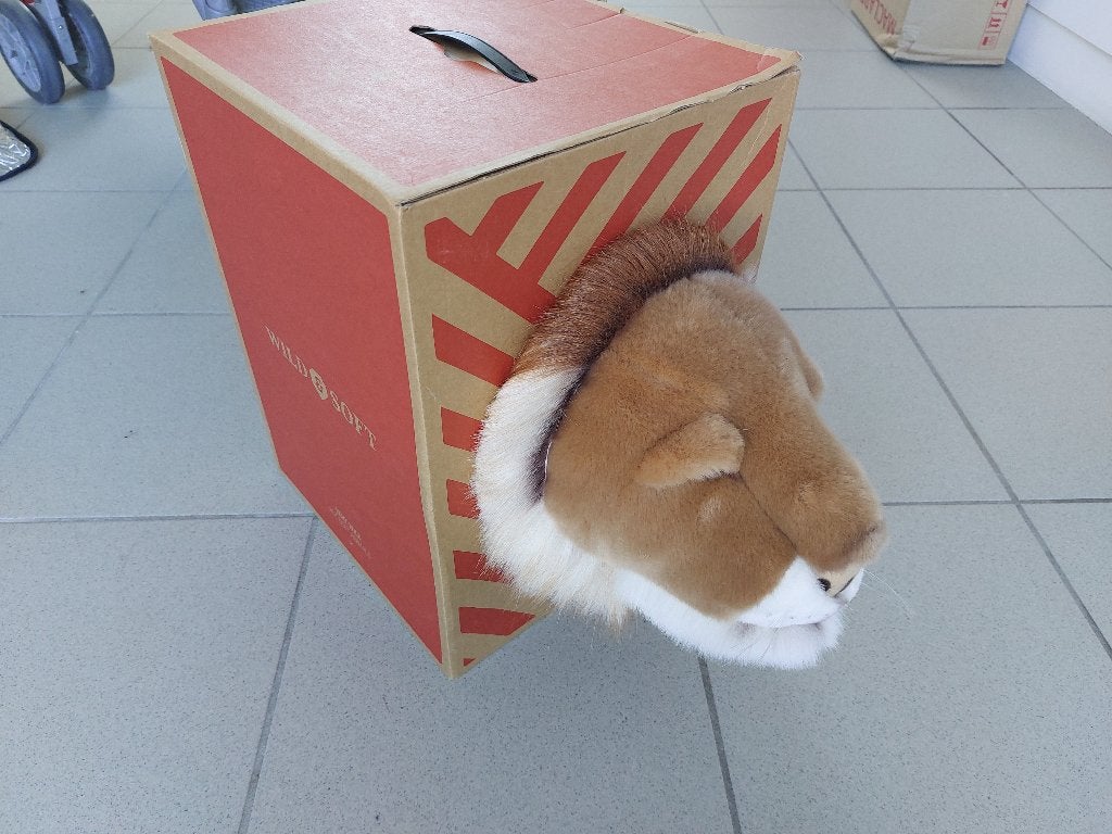 peluche de lion, Neuf, Brun, Overige karakters, Autres marques