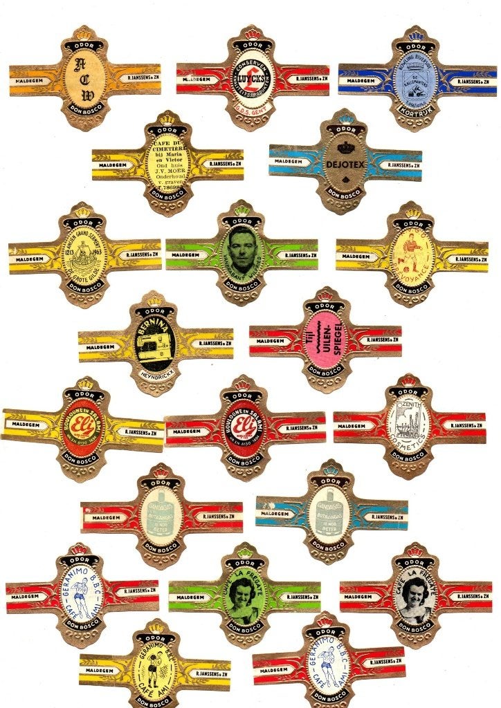SIGARENBANDEN RECLAME, Verzamelen, Ophalen of Verzenden, Zo goed als nieuw, Sigarenbandjes