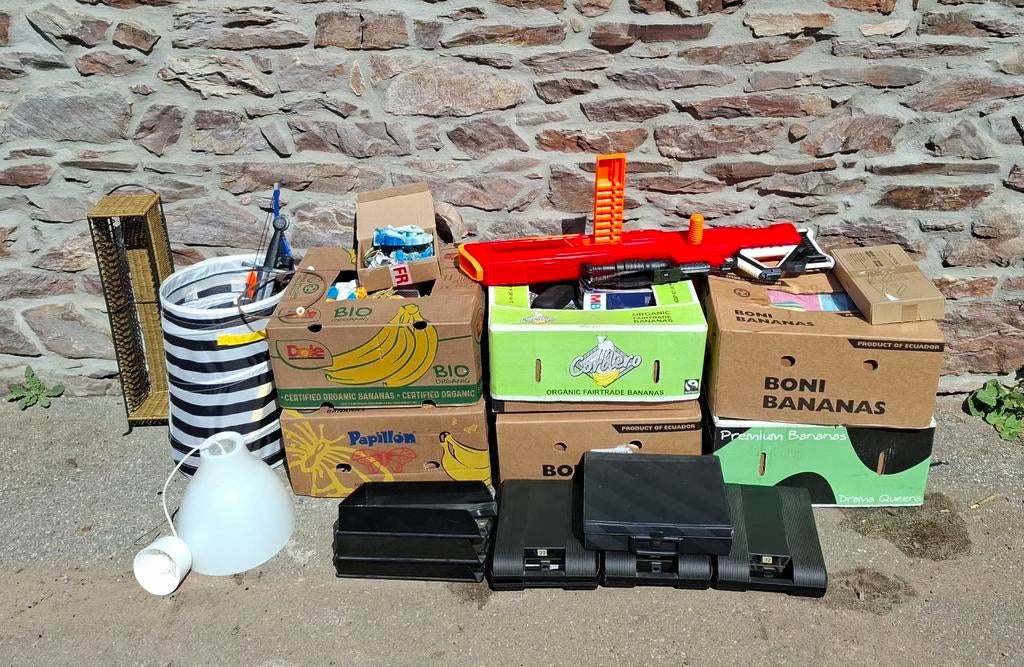 Lot de brocante, Enlèvement