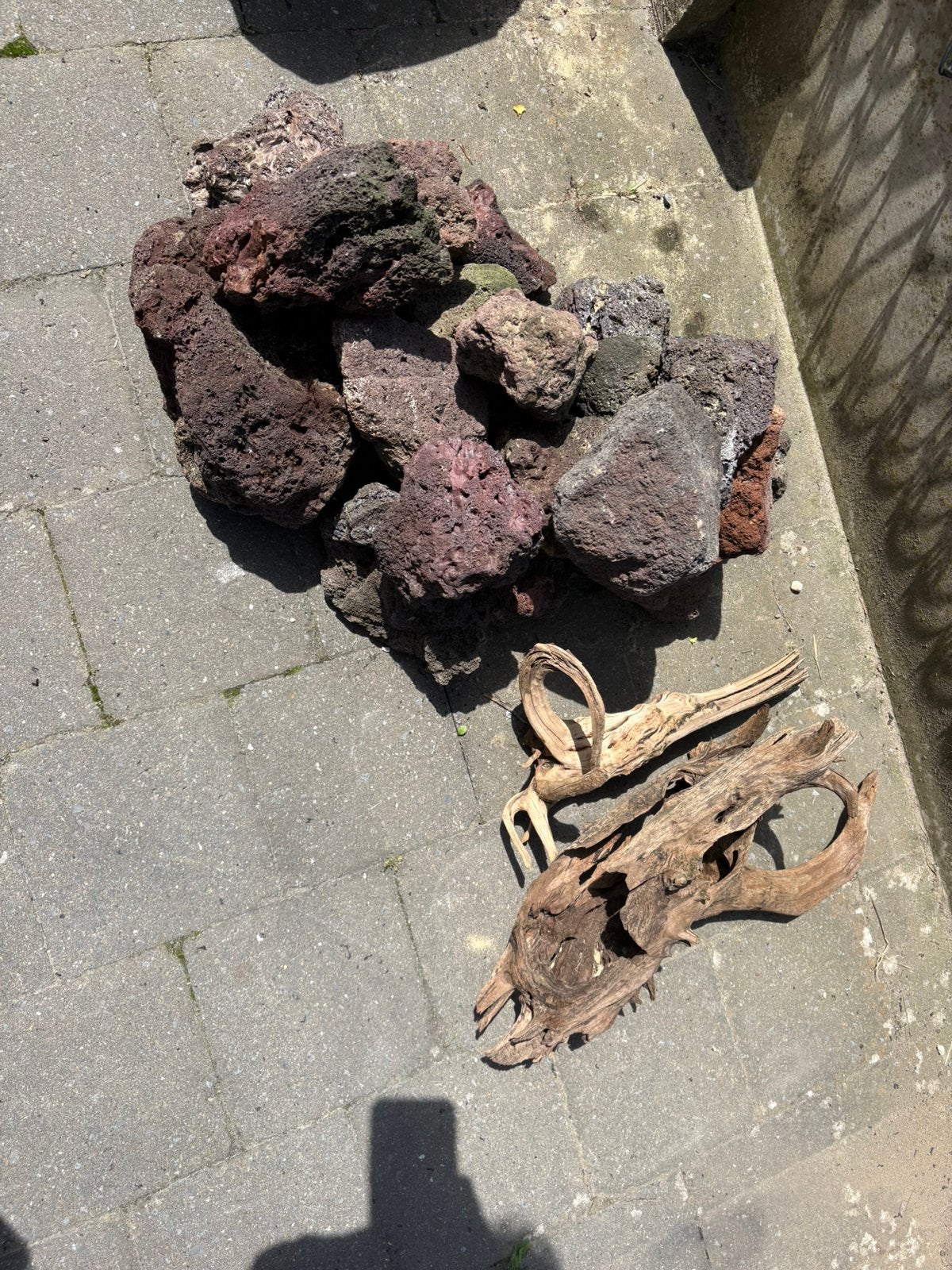Lavastenen en kienhout aquarium, Dieren en Toebehoren, Ophalen