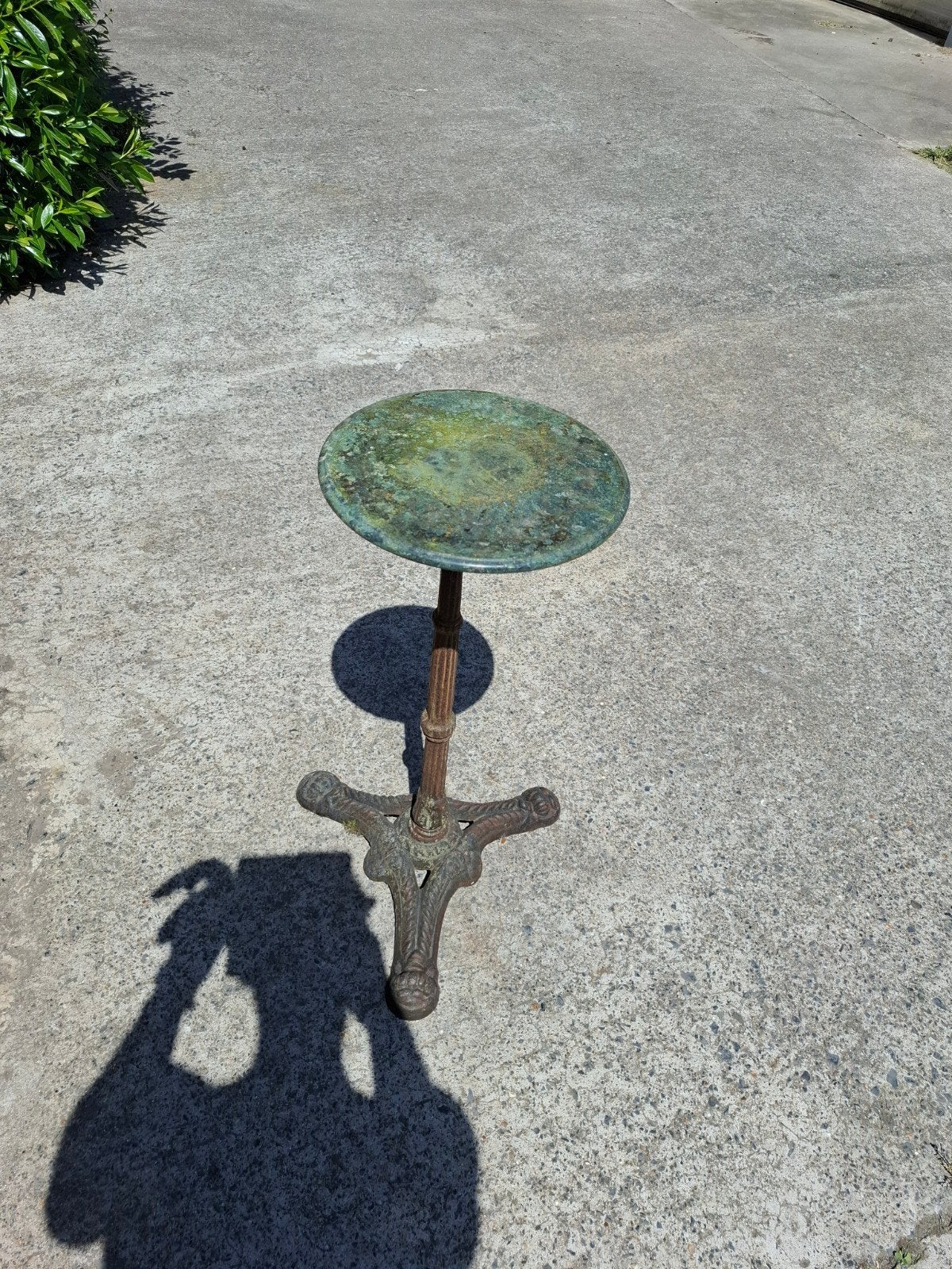 Te koop tafel, Ophalen