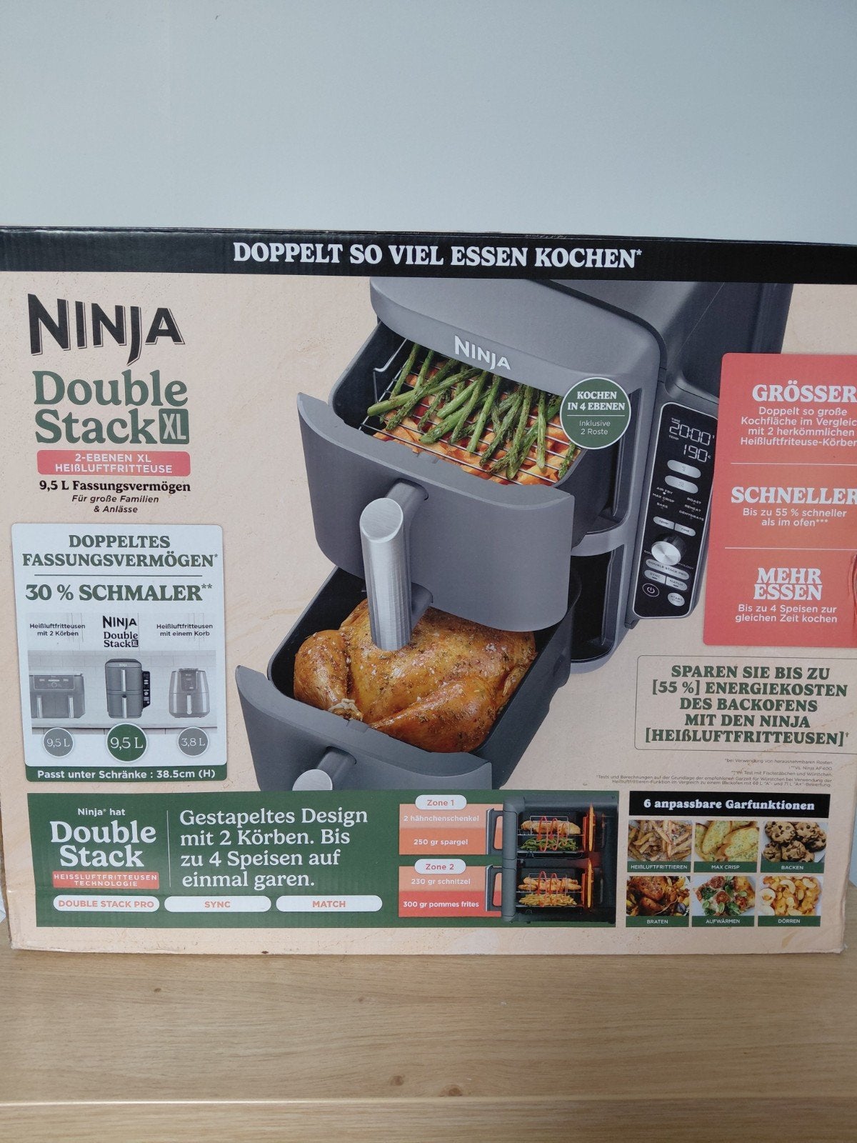 Nouveau Air frayeur  Nina double snack 9,5 litre, Elektronische apparatuur, Ophalen