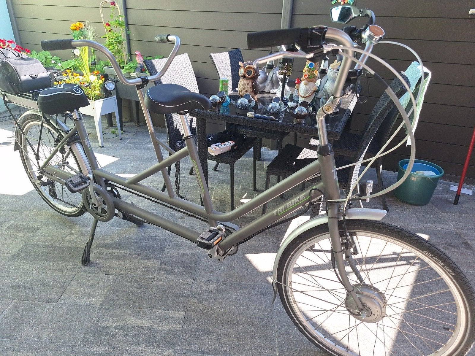 tandem électrique, 51 à 55 cm, Frein sur jante, Tri Bike, Moins de 10 vitesses