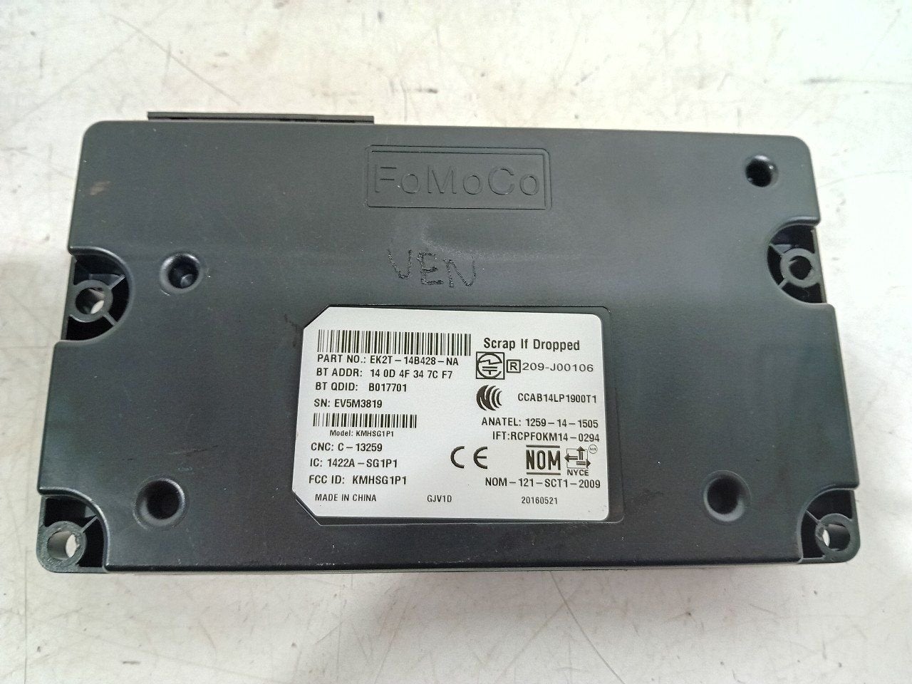 Bluetooth control module Ford Transit, Auto diversen, Ophalen of Verzenden, Van der Ven Autorecycling B.V., Onderdelen@venauto.nl