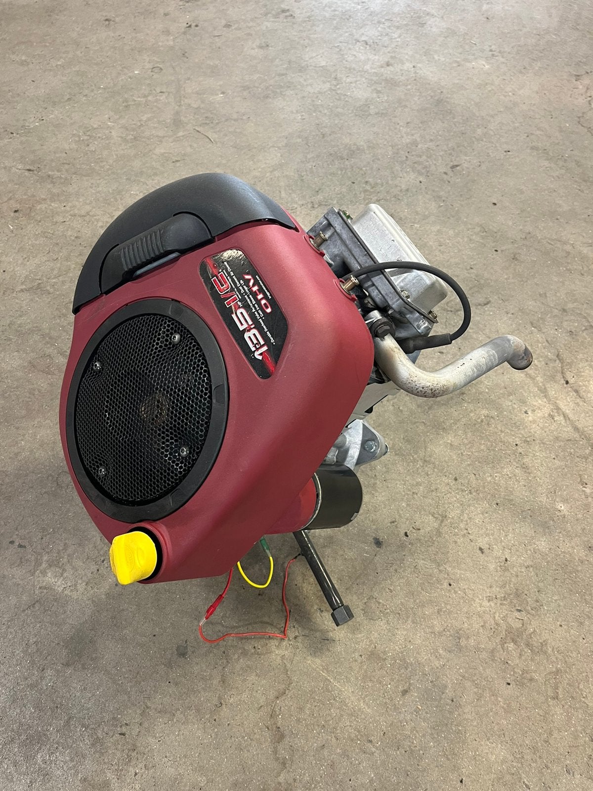 Briggs and stratton 13.5 pk kopklepper OHV, Tuin en Terras, Grasmaaiers, Ophalen, Gebruikt, Benzine-grasmaaier, Elektrische starter