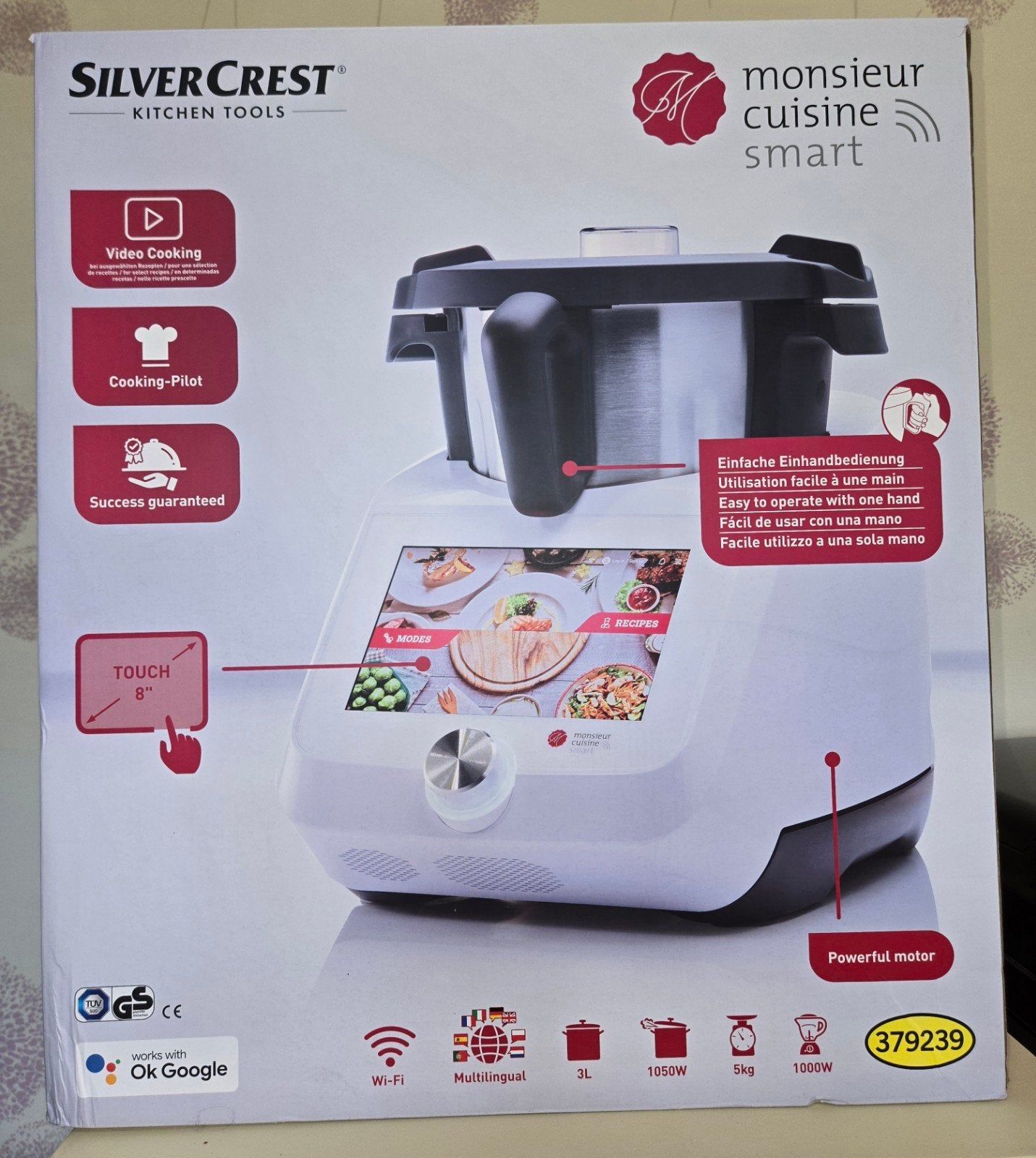 Robot de cuisine SilverCrest, Electroménager, 2 à 3 litres, Enlèvement, Neuf, Résiste au lave-vaisselle