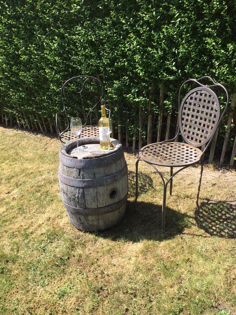 Org.FRANSE BISTRO STOELEN, Tuin en Terras, Ophalen, Zo goed als nieuw