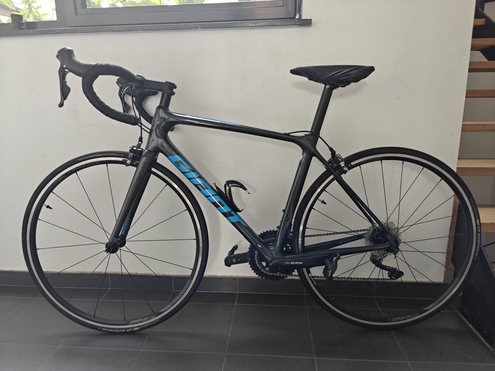 Giant TCR Advanced 2 – Cadre carbone Shimano 105 – Taille M, Frein sur jante, Enlèvement ou Envoi, 57 à 61 cm, Giant