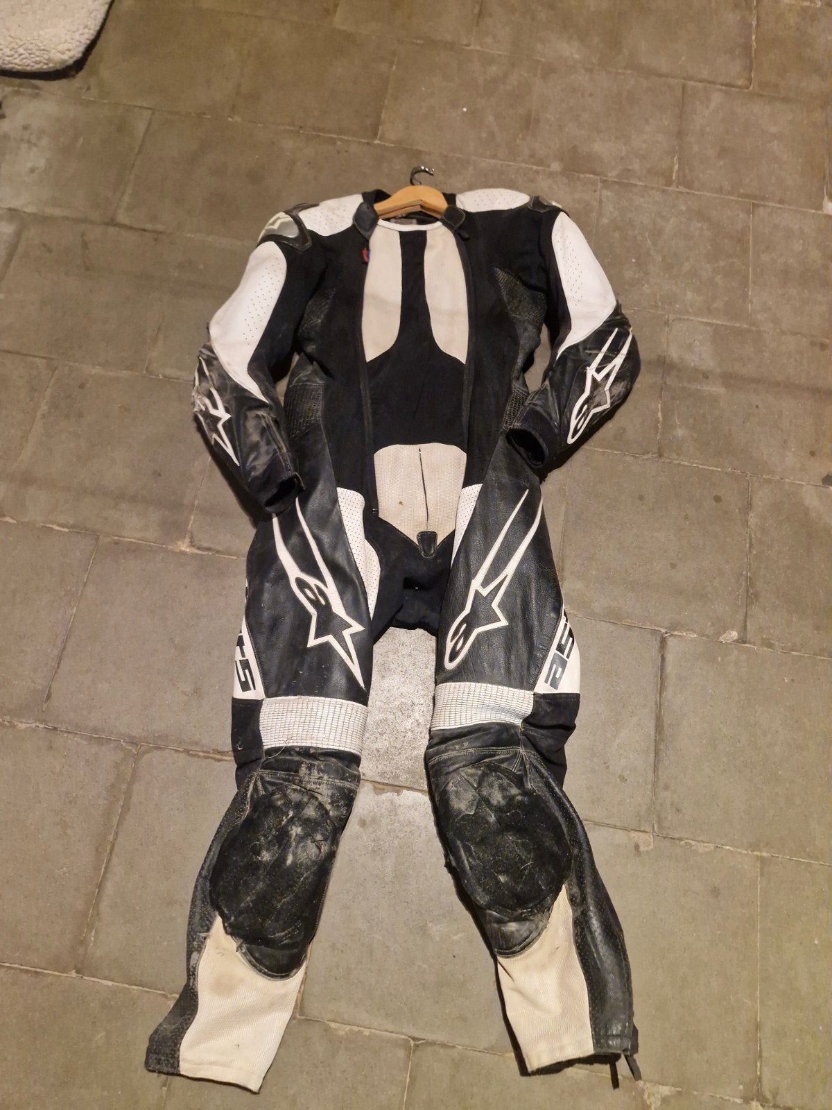Lederen pak alpinestars supermoto, Ophalen of Verzenden
