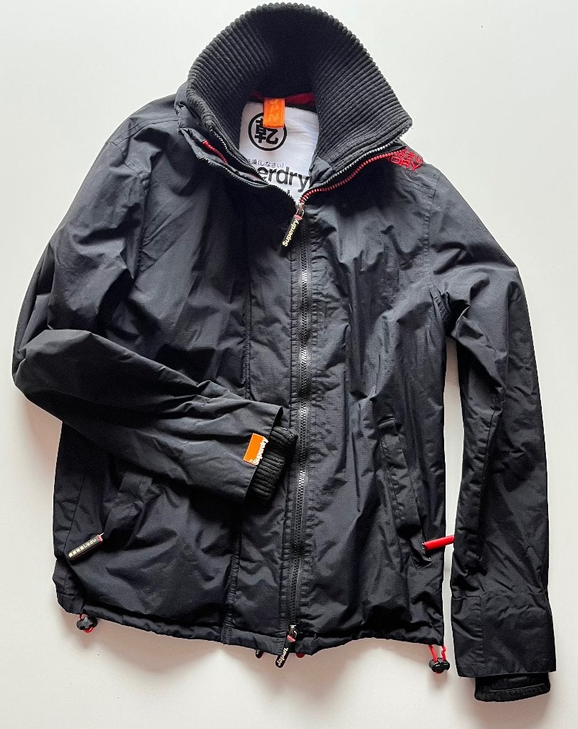 Veste Superdry Original Windcheater Japan - Noire - Taille M, Enlèvement ou Envoi, Comme neuf, Taille 48/50 (M), Noir