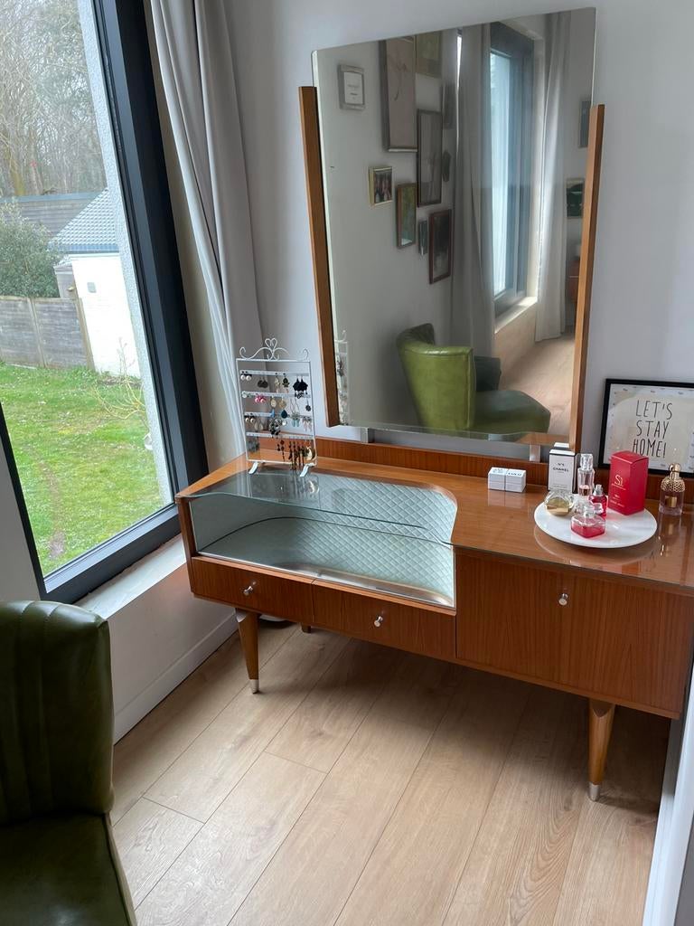 Vintage kaptafel, Huis en Inrichting, Tafels | Kaptafels, Ophalen, Zo goed als nieuw