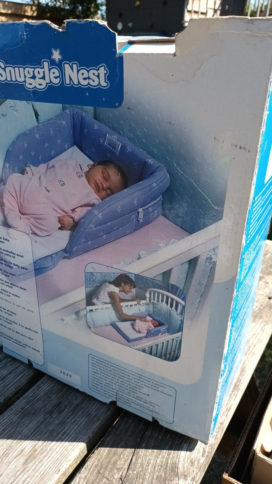 snuggle nest babybedje voor in groot bed, Ophalen, Gebruikt