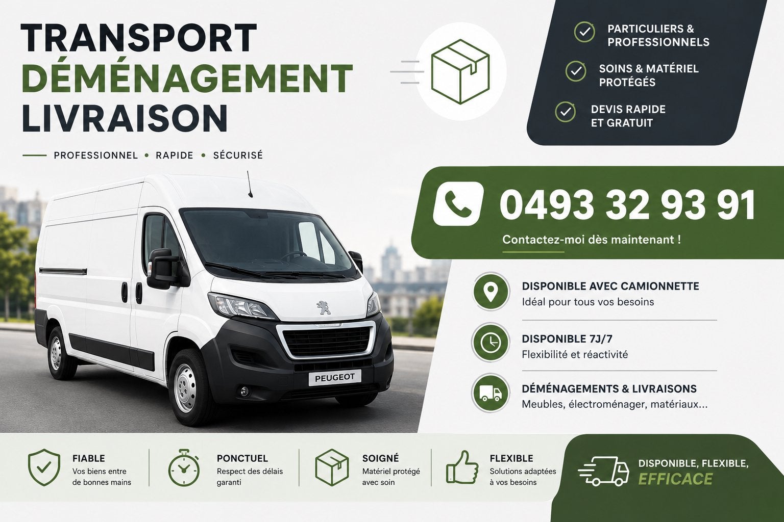 Camionnette disponible, Autos : Divers, Remorques, Enlèvement ou Envoi