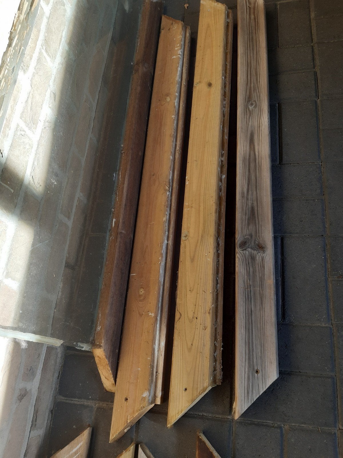 fenêtre en bois pour abri de jardin, abri de jardin, poulail, Enlèvement, Utilisé