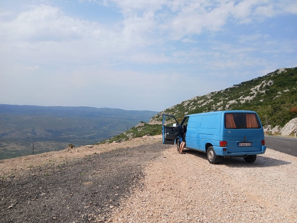 Volkswagen T4, Auto's, Volkswagen, 4 deurs, Stof, Blauw, Grijs