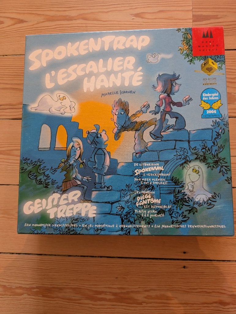 Spokentrap & spokenval, Hobby en Vrije tijd, Een of twee spelers, Ophalen, Zo goed als nieuw, Drie Magiërs Spellen