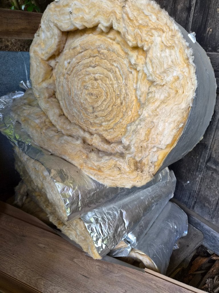 Overschot isolatie GRATIS, Ophalen, Nieuw, Glaswol, 12 cm of meer