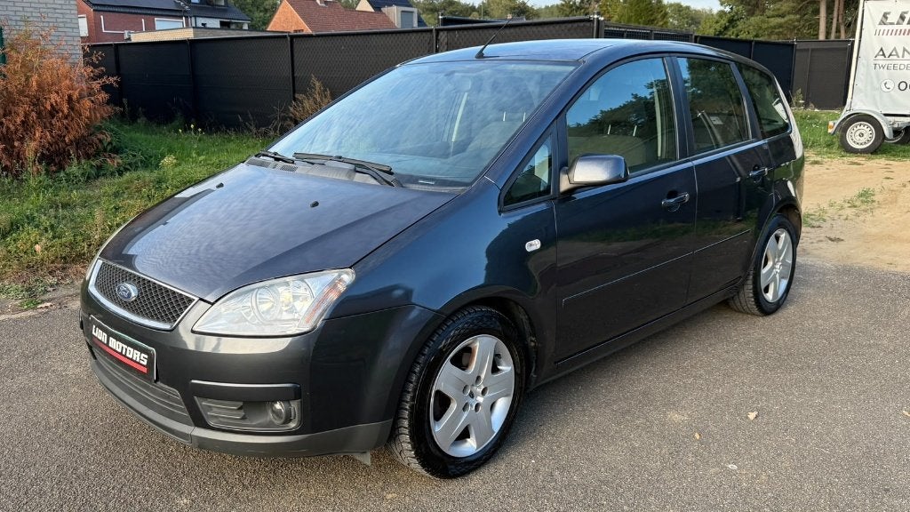 Ford C Max 1.6i | Start&Rijdt - Airco | 1Ste Eigenaar |, Auto's, Dealer onderhouden, Stof, Zwart, 4 cilinders